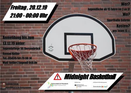 Midnight Basketball Flyer